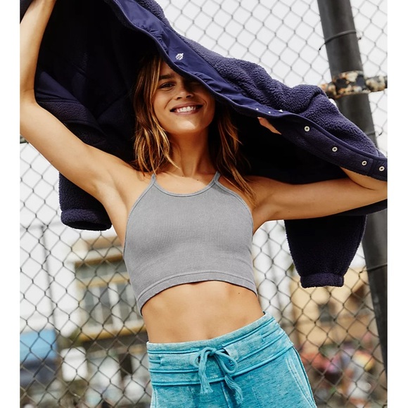 Free People happiness runs tank Heather Gray XS S - Picture 3 of 4